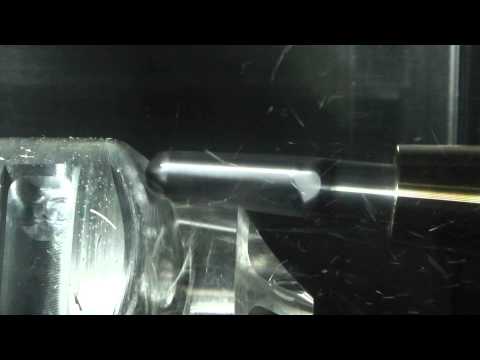 Demonstration showing Edgecam 5 Axis capability utilising tool flank on Nozzle