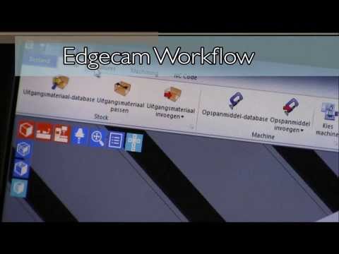 Edgecam waveform roughing and profile finishing